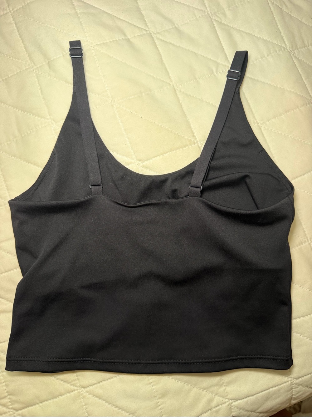Gymshark TRAINING CAMI TANK WITH SHELF, SZ XS, Black - Picture 3 of 4